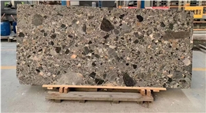 Ceppo Grigio Conglomerate Slab Polished For Floor