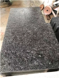 Hot Angola Black Granite Slab Cheap Price