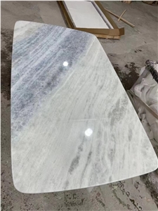 HOT Blue Sky Marble Table Top Cafe Table Tops