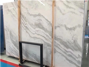 HOT Luxury White Marble Grey Vein FOR WALL