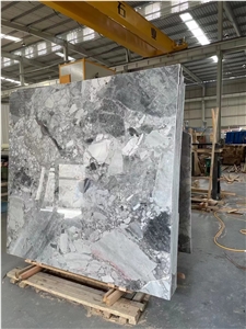 HOT NEW China Pandora White Marble Slab For Wall Floor
