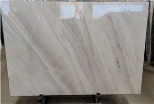 Italy Hot White Marble Slab Purple Vein For Wall