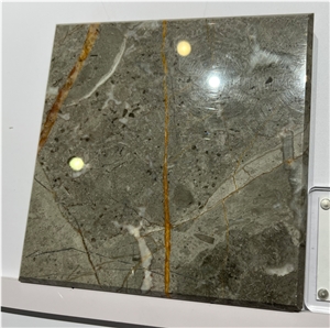 NEW CHINA GREY MARBLE GOLD LINE MARBLE WALL TILES