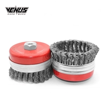 Knotted Up Wheels Cup Brush For Angle Grinder