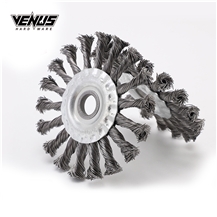 Stainless Steel Twisted Knot Wire Wheel Brush