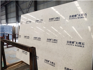 A Grade Polished Artificial White Marble Tiles