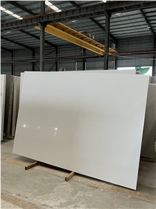 New Super White Artificial Marble Slabs
