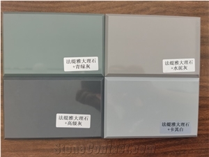 Pure Colors Of White Green Grey Artificial Marble Low Price