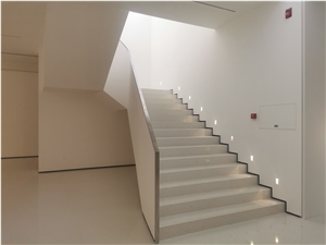 White Terrazzo Stairs