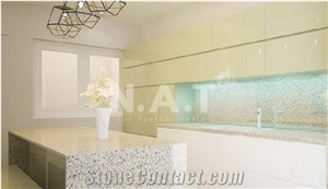 G603 Vietnam White Granite Forest White Kitchen Countertop