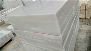 Chinese White Marble Stone Wall Engraving Tiles