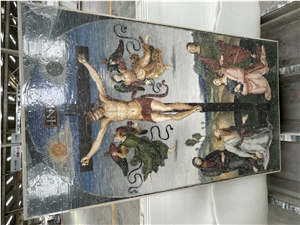 Customized Marble Stone Mosaic Painting
