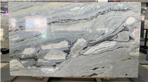 River Blue Marble Table Top