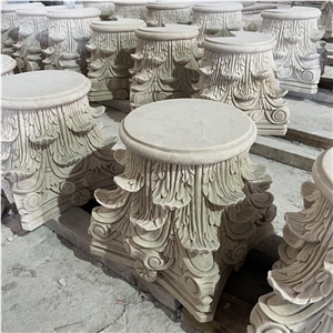 Custom Stone Carving Column Base