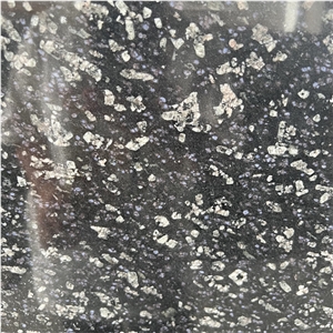 Polished Star Black Granite Tiles Customizable Size