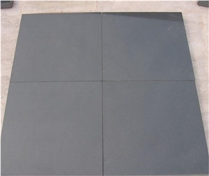 Honed Black Sandstone Tile
