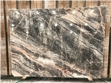 Eagle Grey Pink Veins Marble Stone From Vietnam- Veins