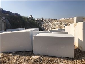 Super White Marble Block From Quarry