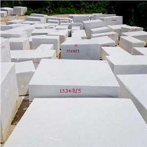 Vietnam Pure White Marble Blocks For Sale- The Best Price