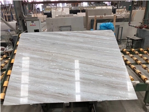 China Crystal Wood Vein Marble Slab For Wall And Floor Tiles