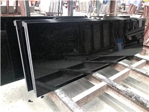 Prefab Stone Kitchen Tops Granite Koida Black Countertop