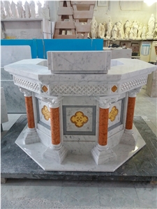 Building Material White Marble Sculpture Church Altar