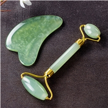 Green Jade Roller For Neck And Face Massage