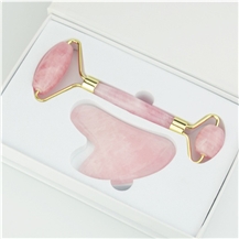 Jade Scraping Board And Face And Neck Massage Jade Roller
