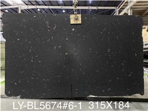 18MM High Quality Polished Black Ice Granite Slab