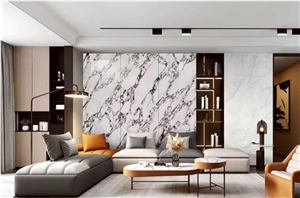 Artificial Bulgari Gold Porcelain Slab For Wall And Floor