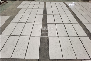 Carrara White Marble Polish Ultra Thin Tiles For Wall/Floor