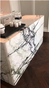 Ice Green Marble Bath Countertop