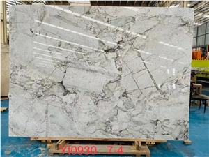 Chinese Calacatta Grey Marble Slabs And Flooring Tiles