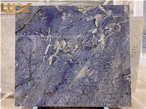 Azul Bahia Blue Granite Slabs For Kitchen Wall