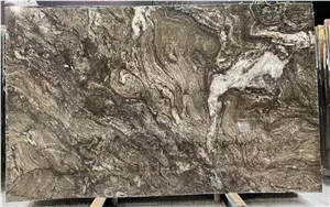 Brazil Kosmus Granite, Silver Grey Kosmus Granite Slab