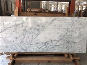 Italian Calacatta Statuario Carrara White Marble Slabs