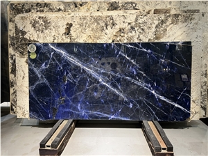 Luxury Blue Sodalite Granite Slabs