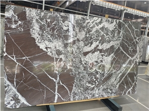 Majestic Rose Red Marble Slabs, Rosso Levanto Marble