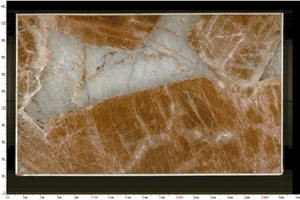 Natural Patagonia Brown Quartzite Slabs For Wall Panels