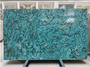 New Exotic Splendor Green Granite Slabs