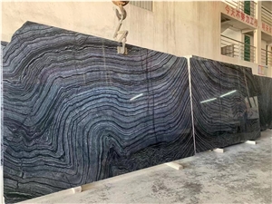 Silver Wave,Kenya Black, Hematite Black Marble Slabs