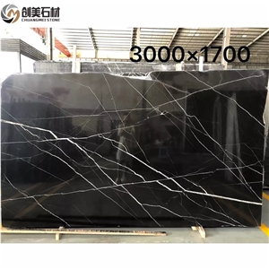 Cheap Price Hot Selling Nero Marquina Black Marble Slab