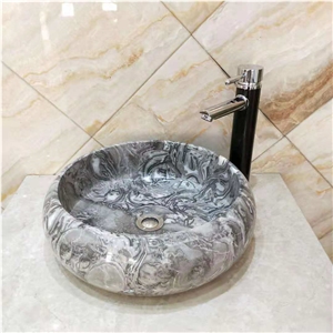 Natural Stone Marble Sink In Various Shapes