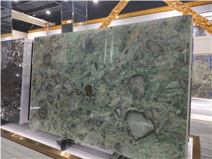 Photoelectric Luxury Stone Emerald Green Quartzite