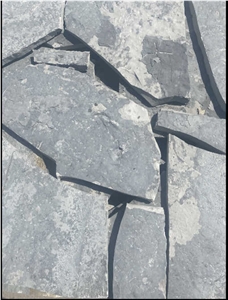 Gray Struganik Flagstone, Silver Gneiss Fractured Stones