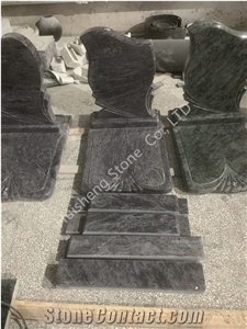 Bahama Blue Granite Tombstone
