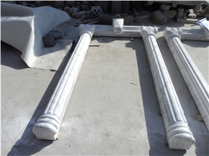 Customized Project  Marble Pillars Decoration Roman Column