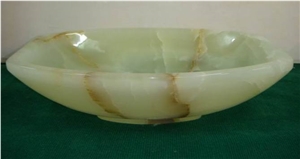 Green Onyx Vessel Sink In Various Shapes
