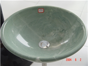 Indoor Decoration Marble Stone Bathroom Oval Shape Sink