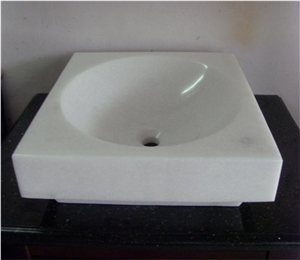 Indoor Decoration Marble Stone Crystal White Marble Sink